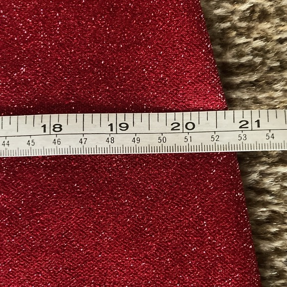 Vintage Red Sparkly Shift Dress by All That Jazz - Size 4-6 90's Y2K - Picture 10 of 12